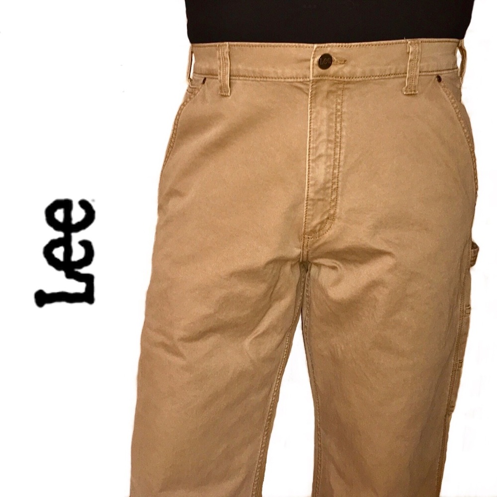 LEE tan carpenter cargo pants